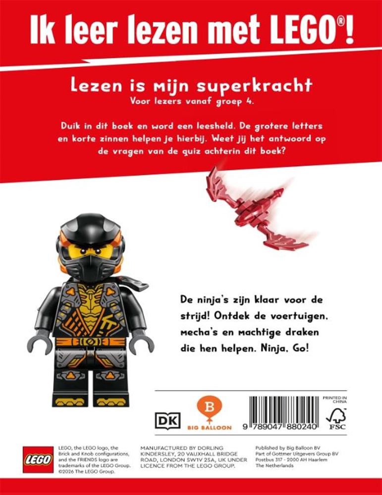 Lego® ninjago® - klaar voor actie! 7+