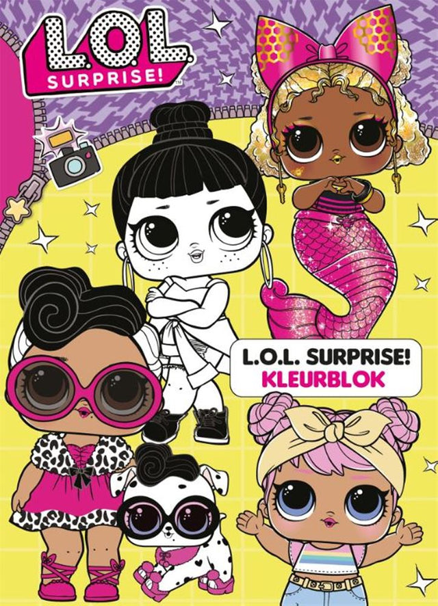 Kleurboek: l.o.l. surprise! kleurblok 4+ | 2 stuks