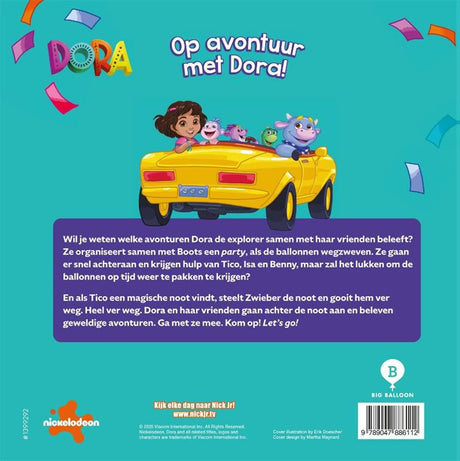 Verhalenboek: op avontuur met dora 3+