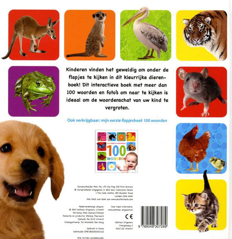Mijn eerste flapjesboek 100 dieren. 1+