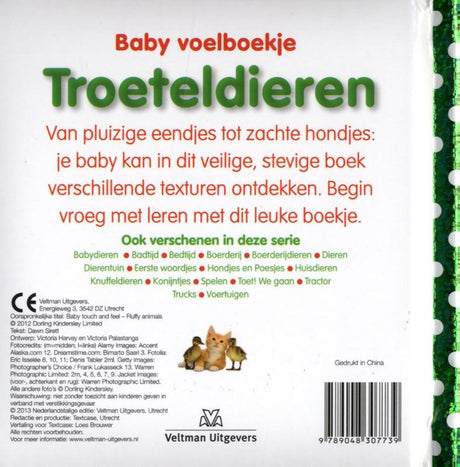 Centraal boekhuis baby's voelboekje troeteldieren
