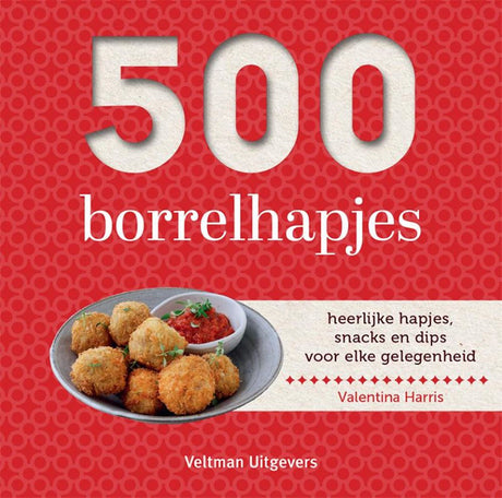 Kookboek: 500 borrelhapjes volwassene | 3 stuks