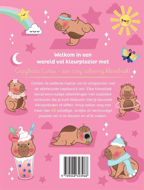 Capybara cuties - cozy kleurboek 6+