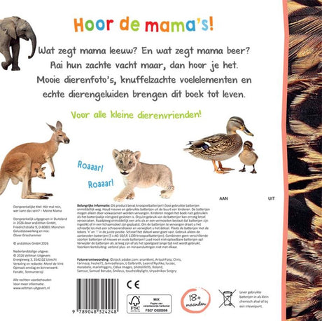 Welk dier hoor ik hier? - mijn mama 1+ | 2 stuks