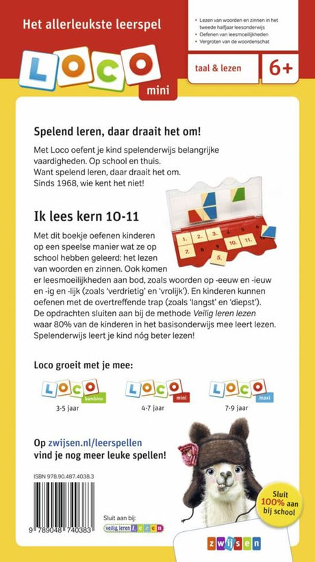 Wpg uitgevers mini loco - veilig leren lezen ik lees kern 10-11 (6-7 jaar)