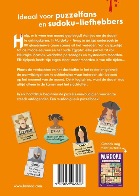 Centraal boekhuis murdoku terug in de tijd 80 moordmysteriepuzzels