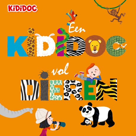 Kartonboek: een kididoc vol dieren. 4+ | 2 stuks
