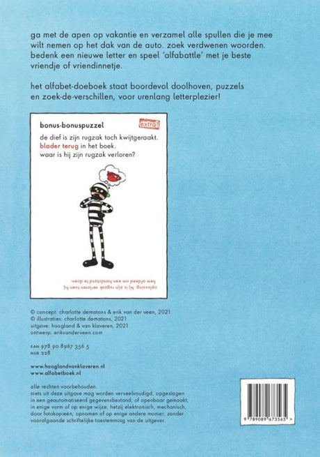 Centraal boekhuis alfabet doeboek (pb). 72 pagina's. 4+