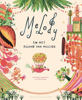 Melody en het eiland van muziek. themati