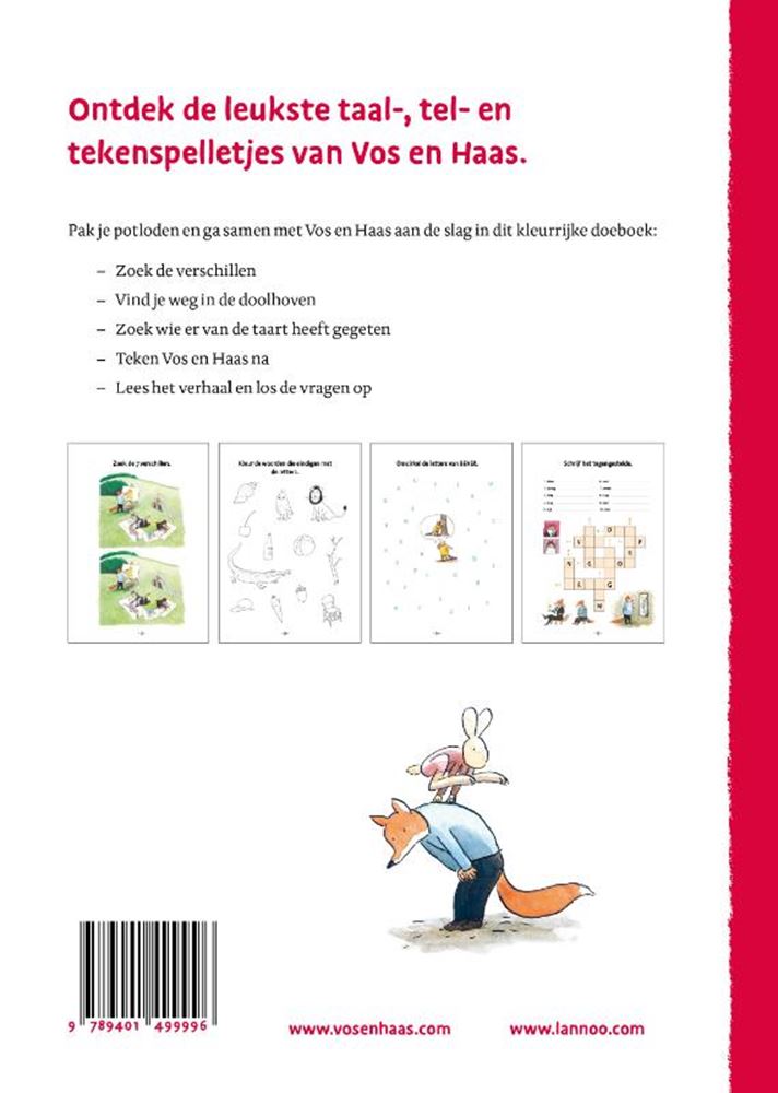 Vos en haas - het superdikke doeboek 6+ | 3 stuks