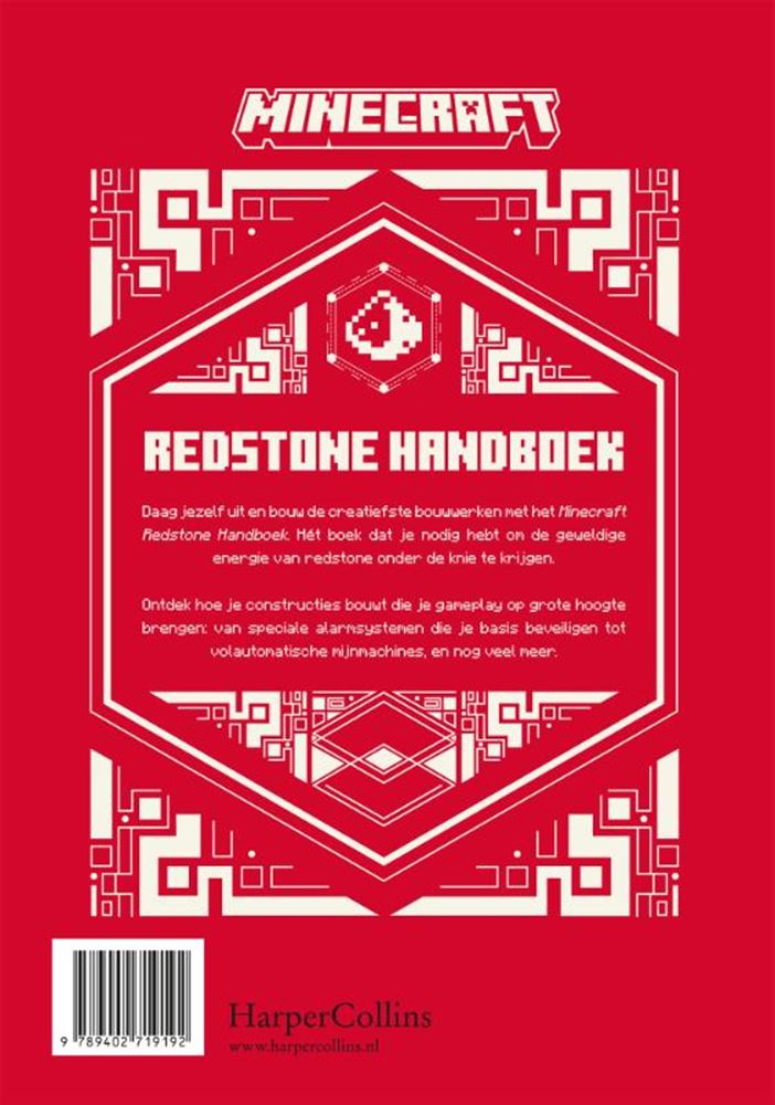 Minecraft redstone handboek 8+ | 2 stuks