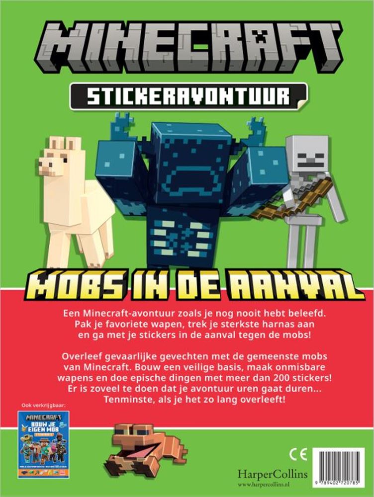 Minecraft: mobs in de aanval-stickeravon