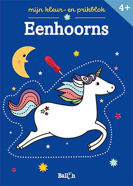 Standaard uitgeverij mijn kleur-en prikblok eenhoorns. 4+ | 3 stuks