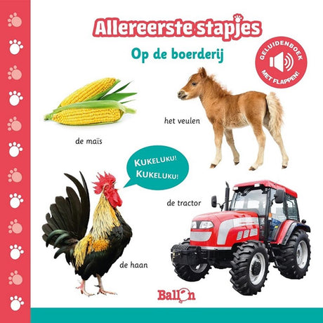 Standaard uitgeverij geluidenboek: op de boerderij. 2+ | 3 stuks