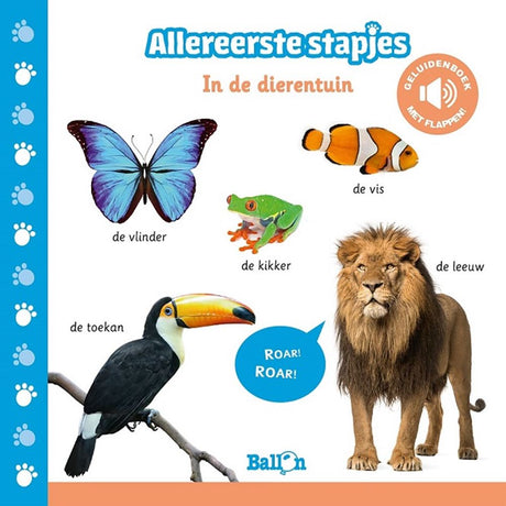 Standaard uitgeverij geluidenboek: in de dierentuin. 2+ | 3 stuks
