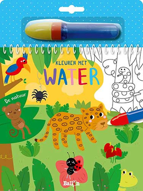 Standaard uitgeverij kleuren met water: de natuur. 4+ | 3 stuks