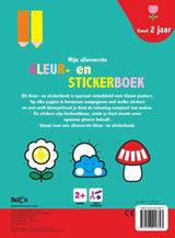 Mijn allereerste kleur- en stickerboek | 3 stuks
