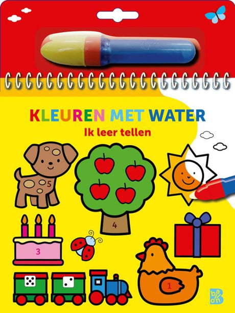 Standaard uitgeverij kleuren met water: ik leer tellen 3+ | 3 stuks