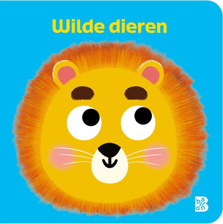 Standaard uitgeverij wilde dieren, boek met wiebeloogjes. 0+ | 3 stuks
