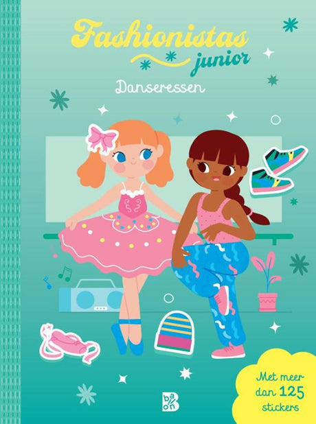 Standaard uitgeverij stickerboek fashionistas junior danseressen - 125 stickers