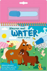 Kleuren met water paarden en pony's 3+ | 3 stuks