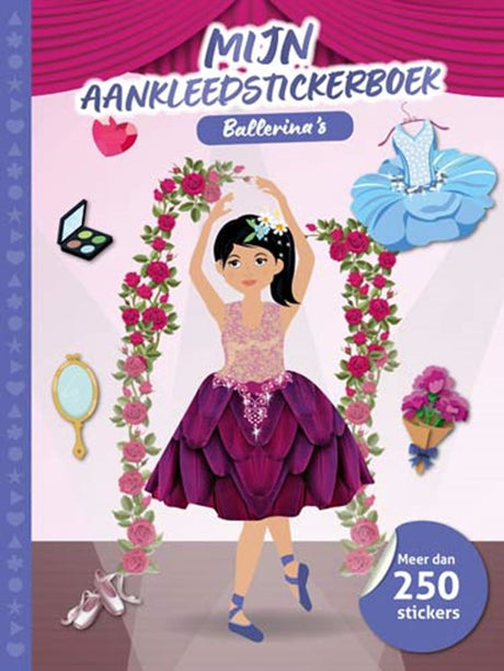 Mijn aankleedstickerboek: ballerina's 4+ | 3 stuks