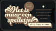 Het is maar een spelletje - voor echte m | 5 stuks