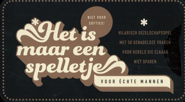 Het is maar een spelletje - voor echte m | 5 stuks