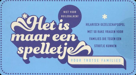 Het is maar een spelletje - voor trotse | 5 stuks