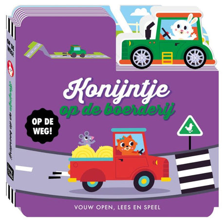 Op de weg - konijntje op de boerderij 2+