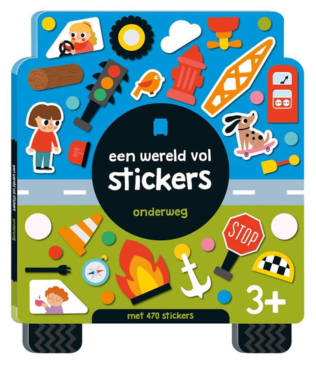 Een wereld vol stickers - onderweg 4+