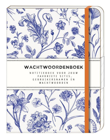 Wachtwoorden notitieboek volwassene | 5 stuks