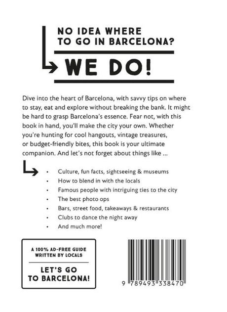 Why should i go to barcelona volwassene | 2 stuks