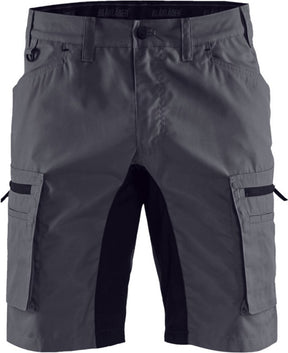 Blåkläder blaklader service short stretch 1449-1845 - medium grijs zwart - c56
