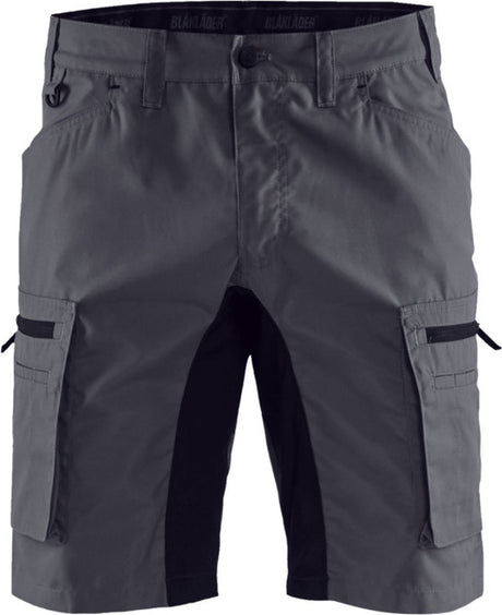 Blåkläder blaklader service short stretch 1449-1845 - medium grijs zwart - c56