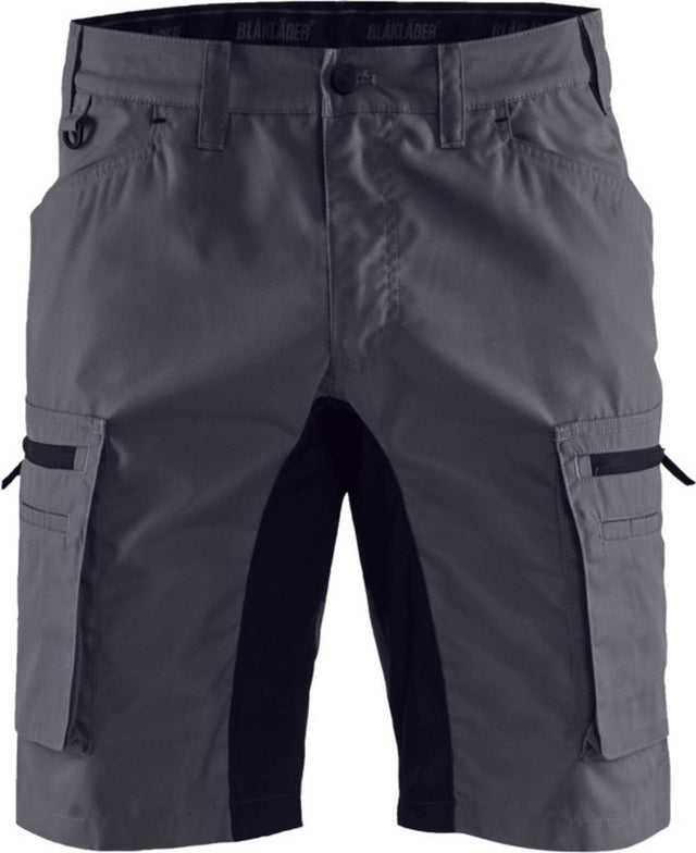 Blåkläder blaklader service short stretch 1449-1845 - medium grijs zwart - c56