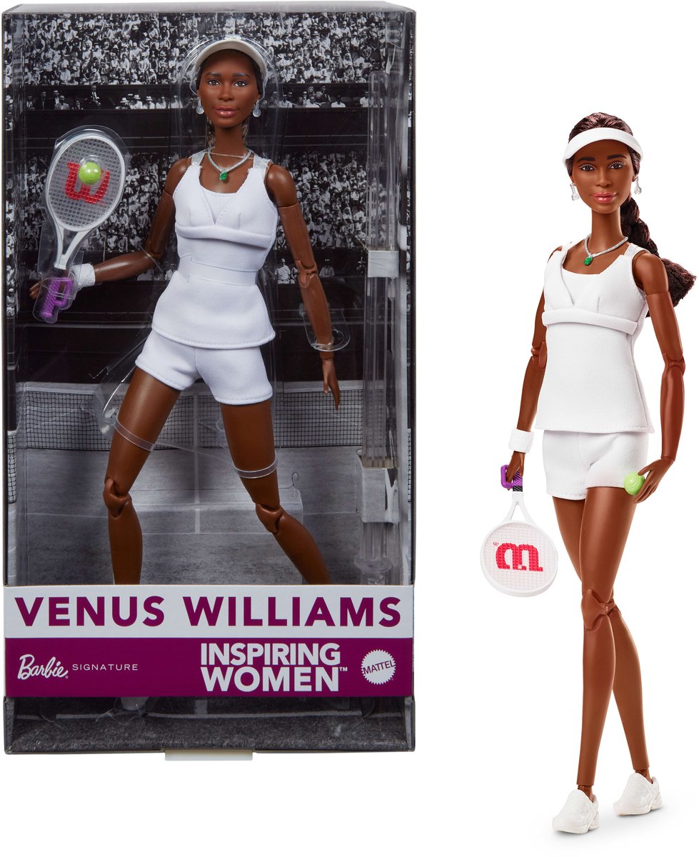 Barbie inspiring women - venus williams pop