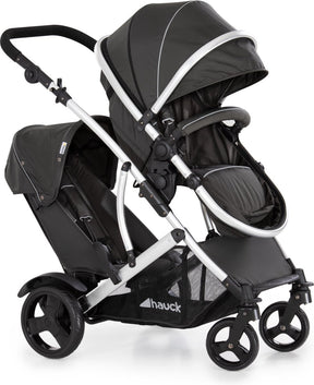 Hauck duett 2 duo buggy - vanaf geboorte - zwart