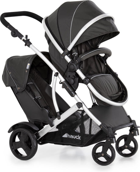 Hauck duett 2 duo buggy - vanaf geboorte - zwart
