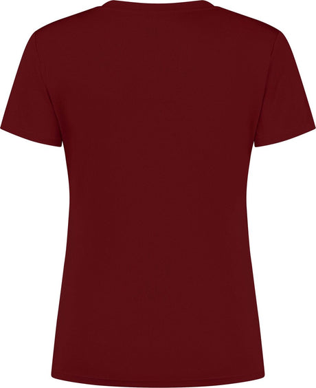 Rogelli promo dames hardloopshirt - korte mouw - bordeaux