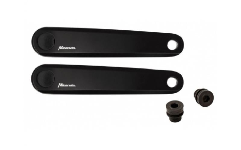 Miranda Set Cranks E-Bike Aluminum 170 mm Black