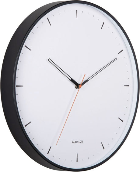 Karlsson wandklok calm - zwart - ø40cm - wandklok modern