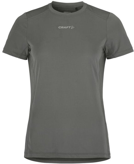 Craft adv essence ss tee 2 w dames sportshirt - granite