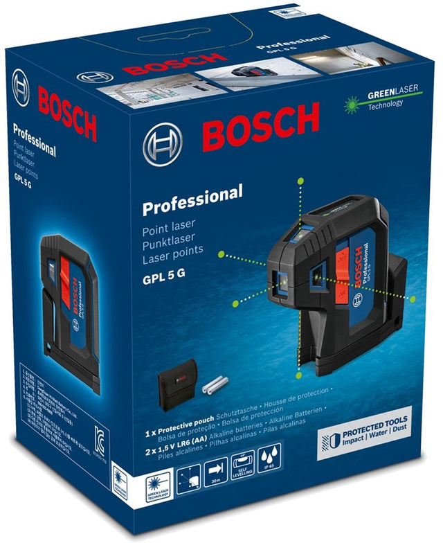 Bosch professional pro gpl 5 g puntlaser 30m - 0601066p00