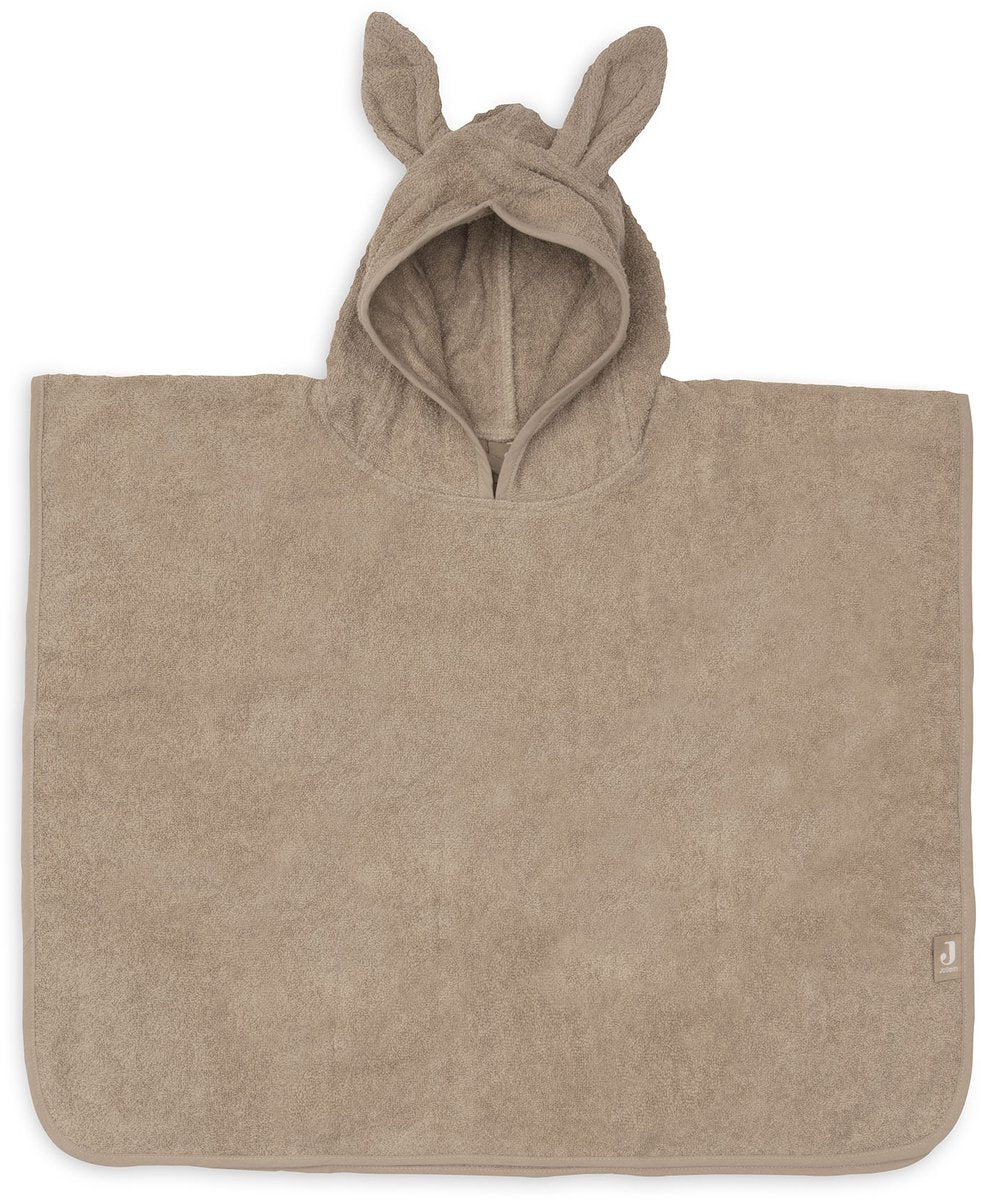 Jollein badponcho badstof milky coffee 98