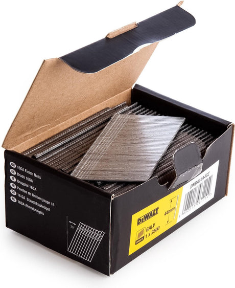 Dewalt 1.6x50mm spijkers gegalvaniseerd (2500 stuks) - dnba1650gz