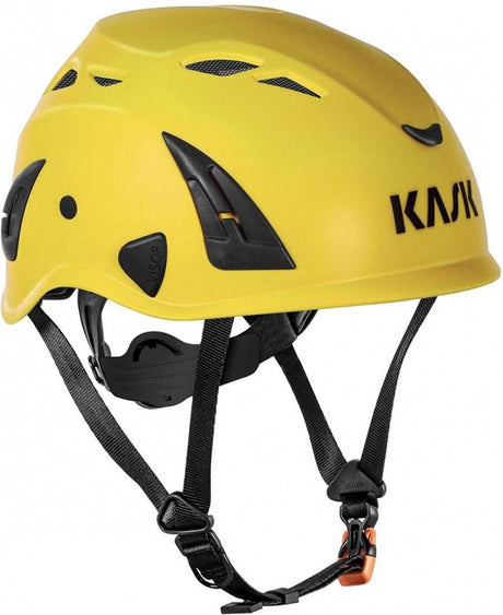 Kask superplasma aq - klimhelm voor industriële doeleindes geel one size