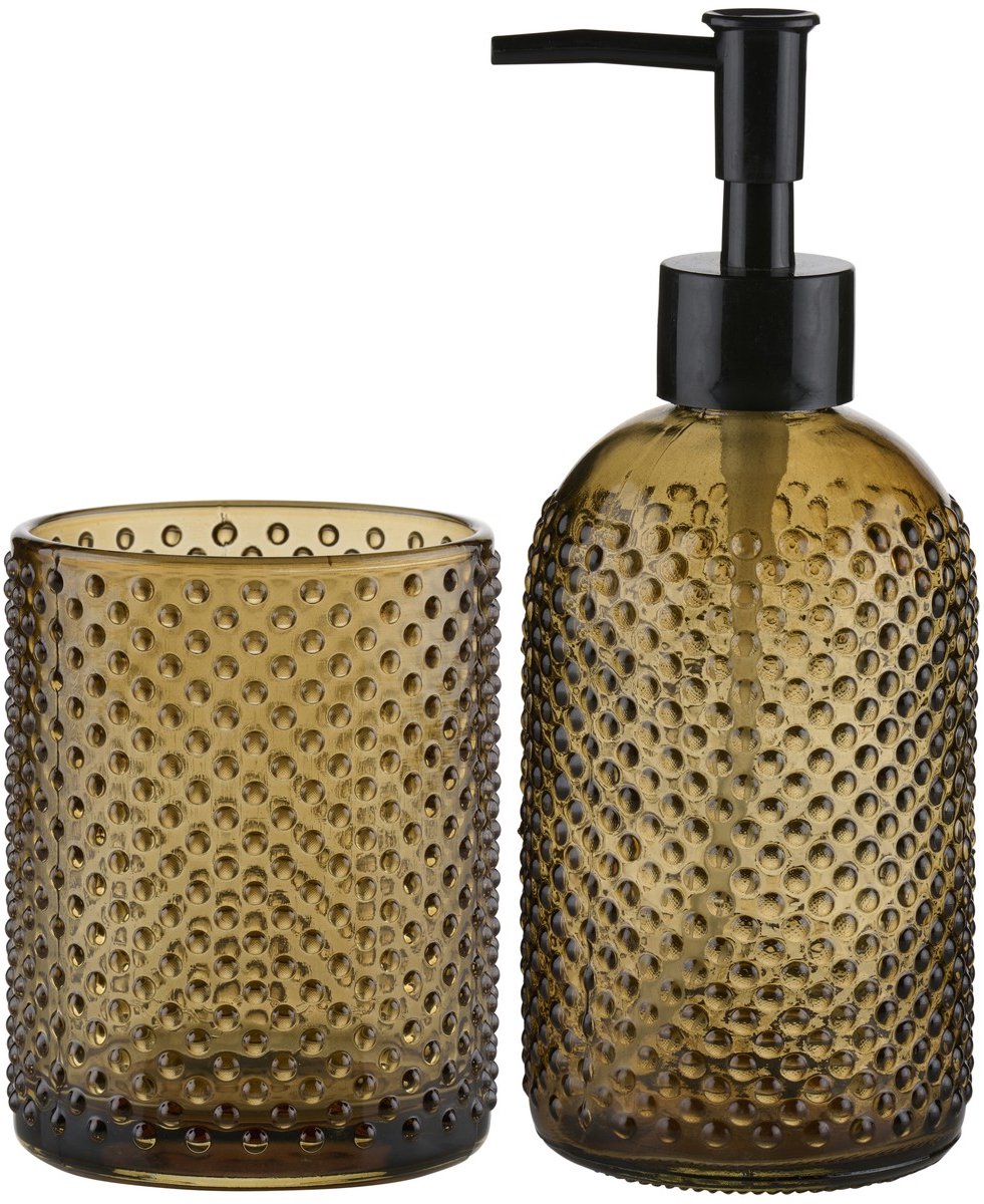 Arti casa soap dispenser and tumbler set