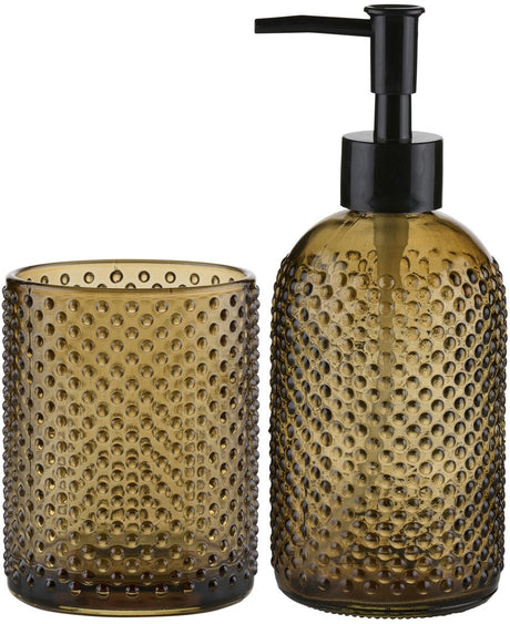 Arti casa soap dispenser and tumbler set