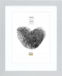 Deknudt frames fotolijst - zilver met passe-partout - 13x18 18x24 cm